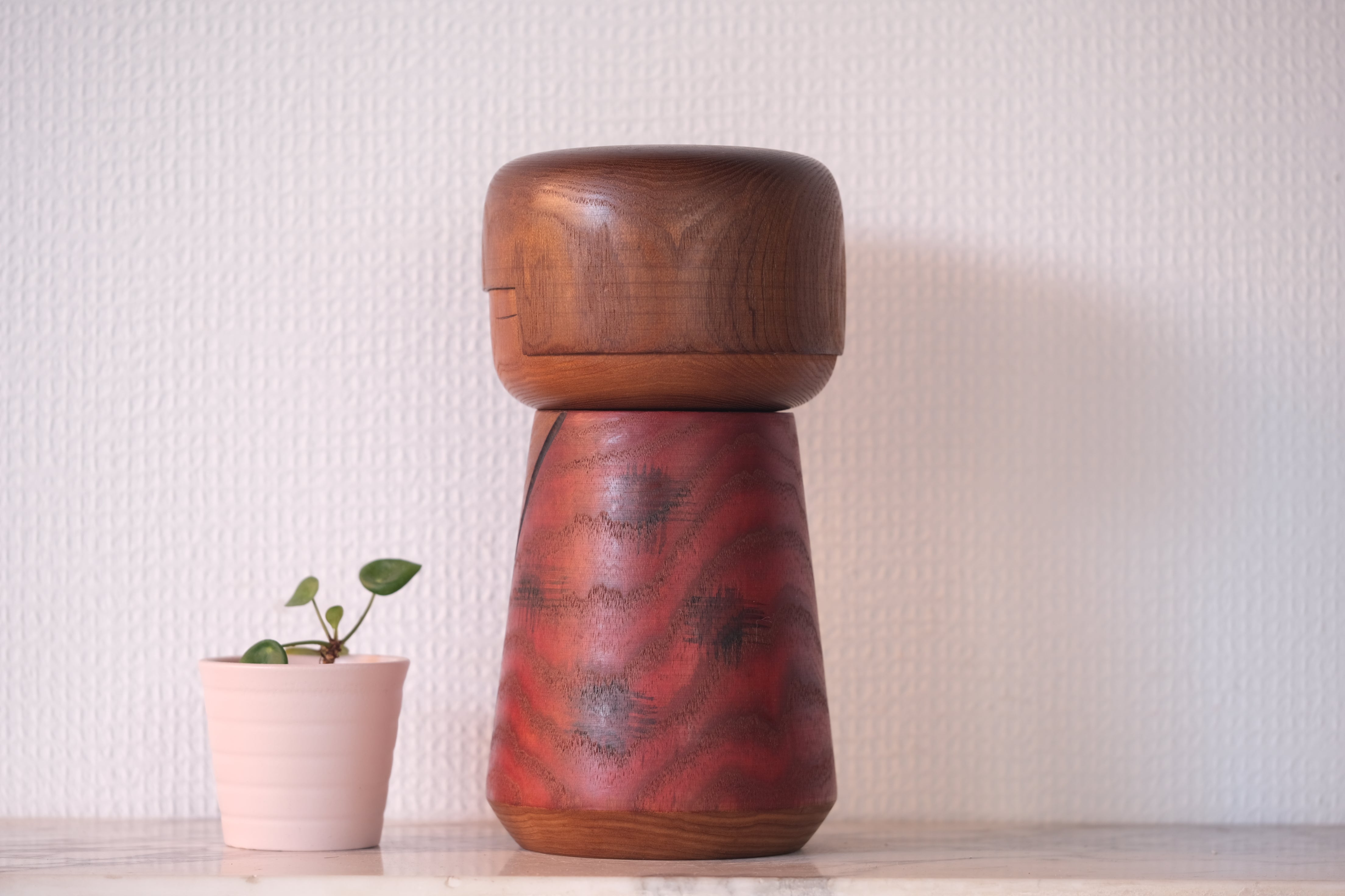 Exclusive Vintage Creative Kokeshi By Kenichi Murakami 村上けんー (1929-) | 22 cm