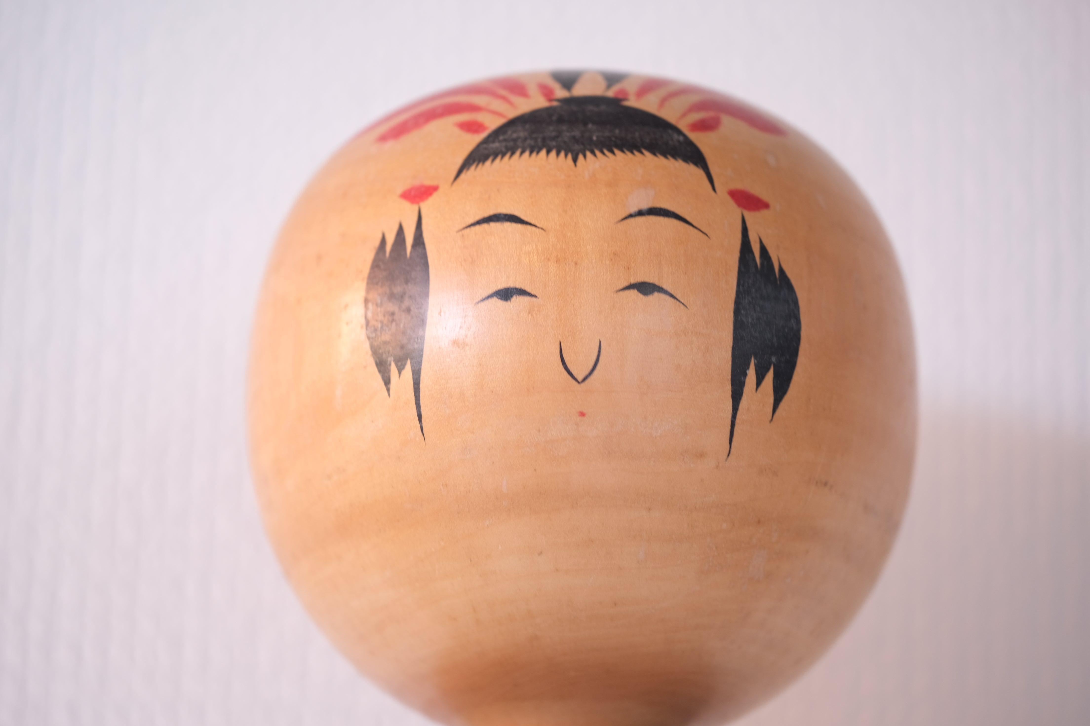 Large Traditional Narugo Kokeshi by Isamu Igarashi 五十嵐 勇 (1936-) | 41,5 cm