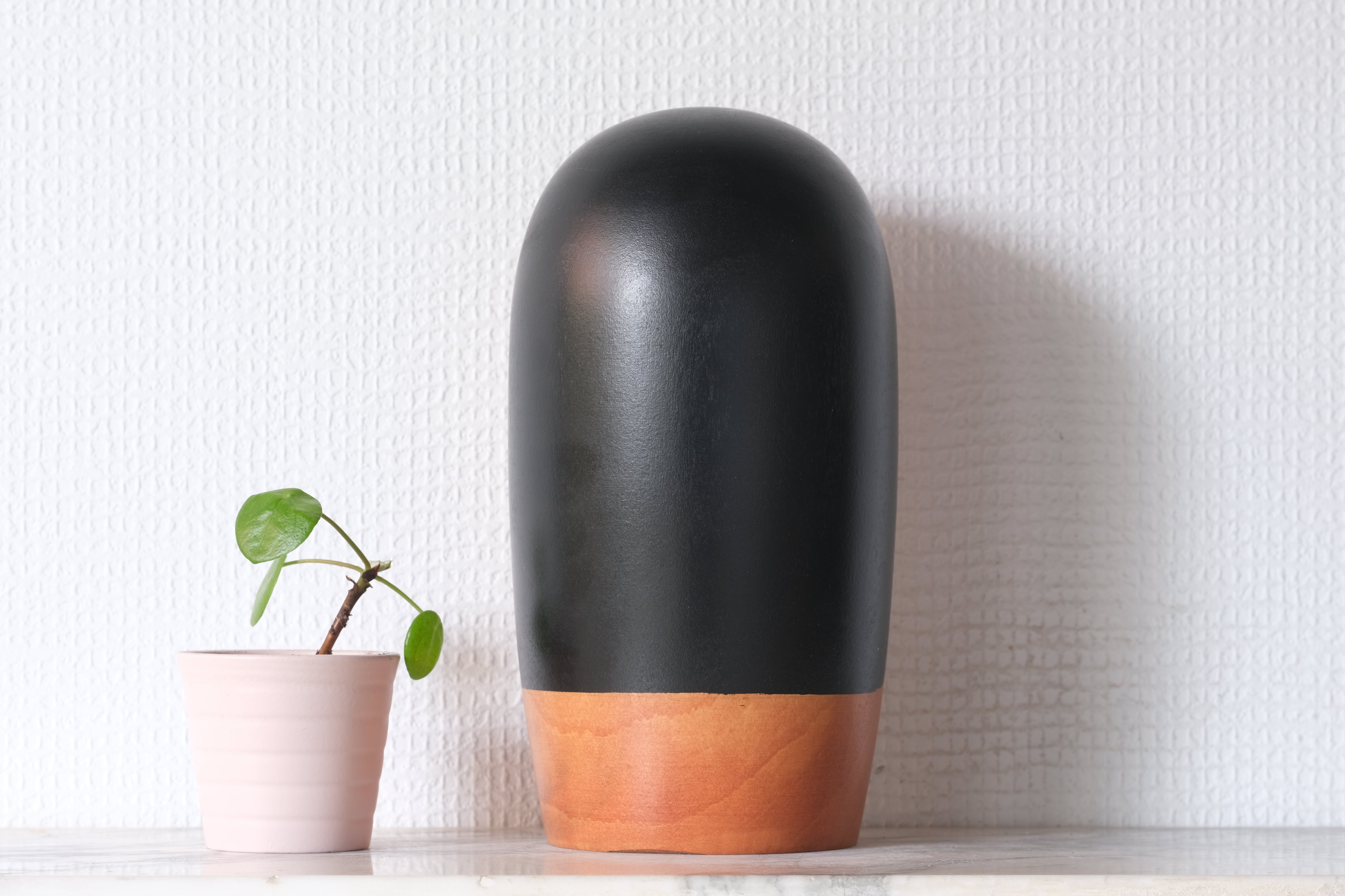 Vintage Creative Kokeshi with Cranes | 21,5 cm