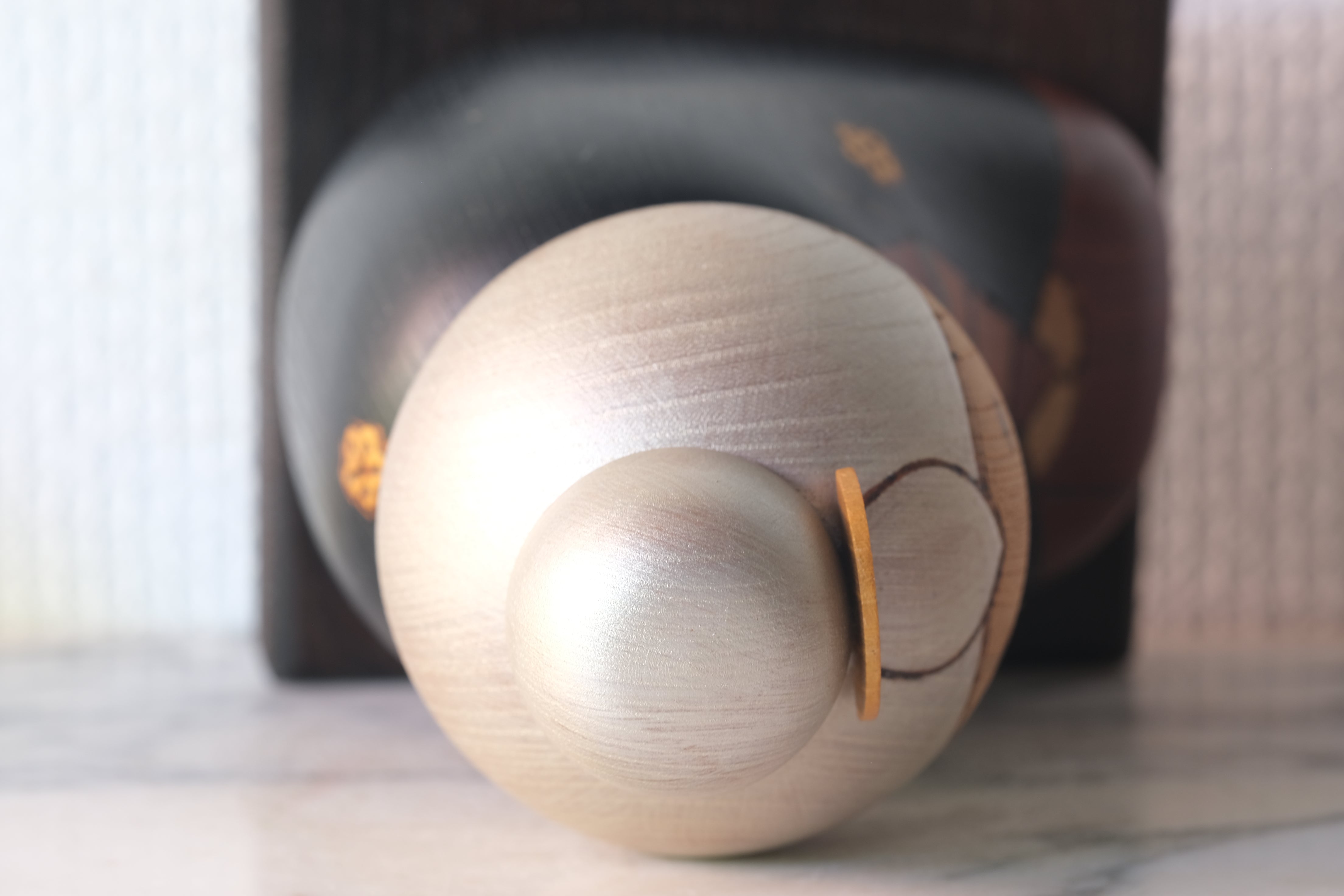 Rare Vintage Kokeshi by Sansaku Sekiguchi 関口 三作 (1925-2018) | Titled: おばあさん - Grandma | 17 cm