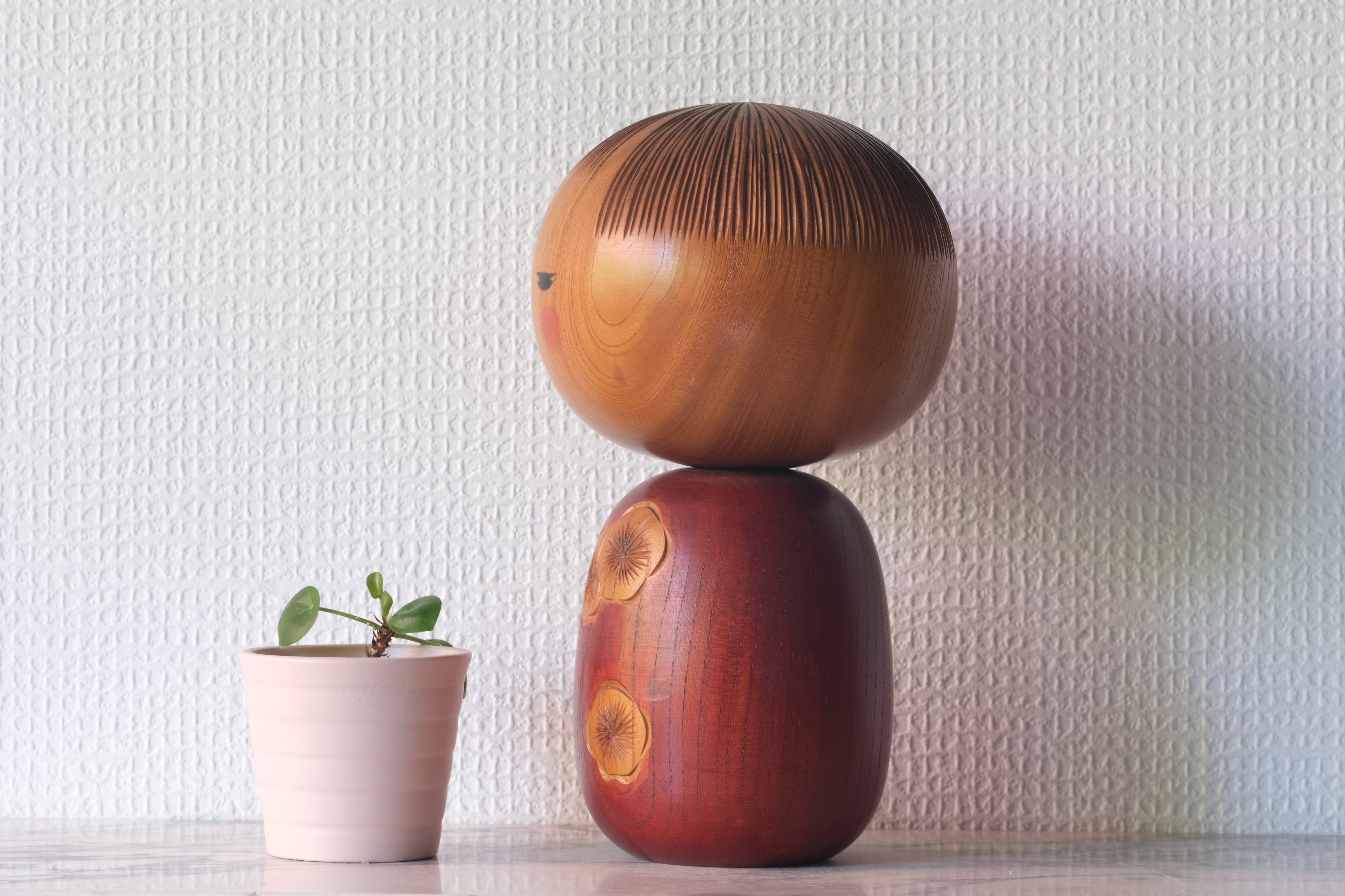 Exclusive Vintage Creative Kokeshi by Chiyomatsu Kano 狩野千代松 (1935-) | 20,5 cm