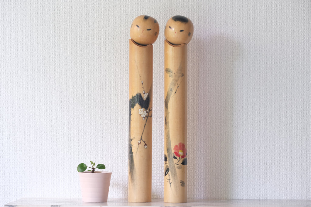Vintage Creative Kokeshi by Kato Hiroshi | 38 cm