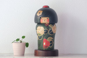 Exclusive Vintage Creative Kokeshi by Sansaku Sekiguchi (1925-2018) | With Original Box | 23,5 cm