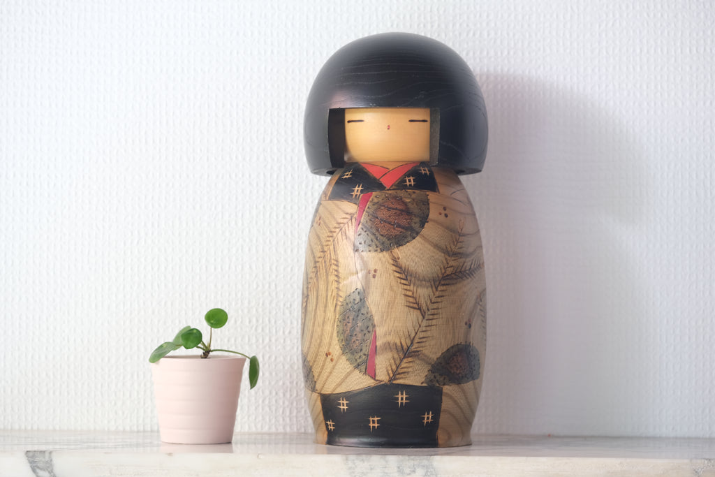 Large Gumma Kokeshi by Uchida Shinichiro | 28 cm