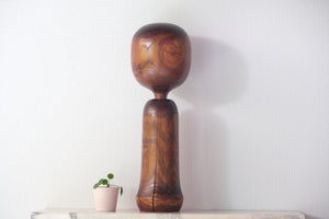 Exclusive Vintage Sosaku Kokeshi by Hideo Ishihara (1925-1999) | 46 cm