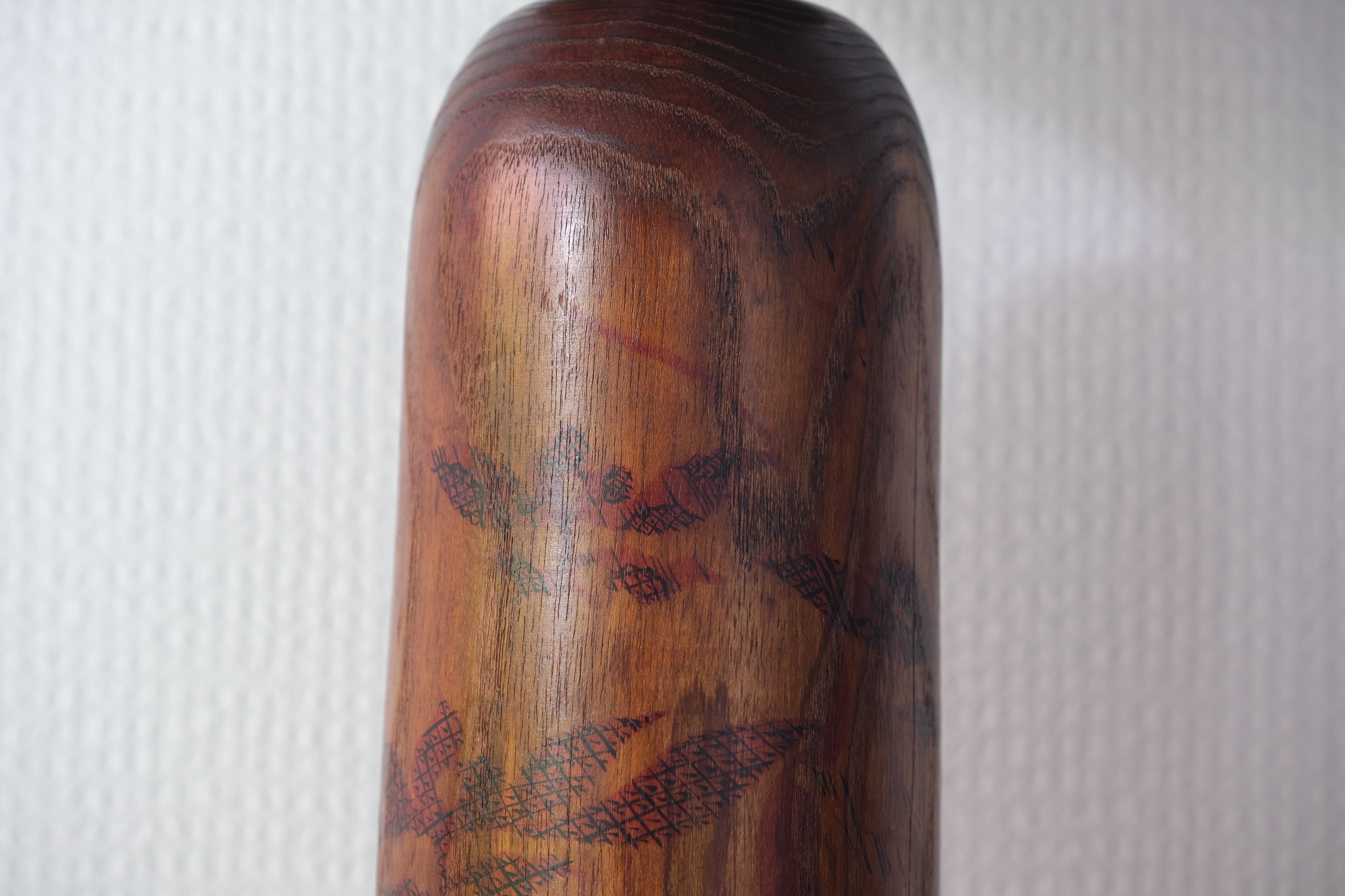 Exclusive Vintage Sosaku Kokeshi by Hideo Ishihara (1925-1999) | 46 cm