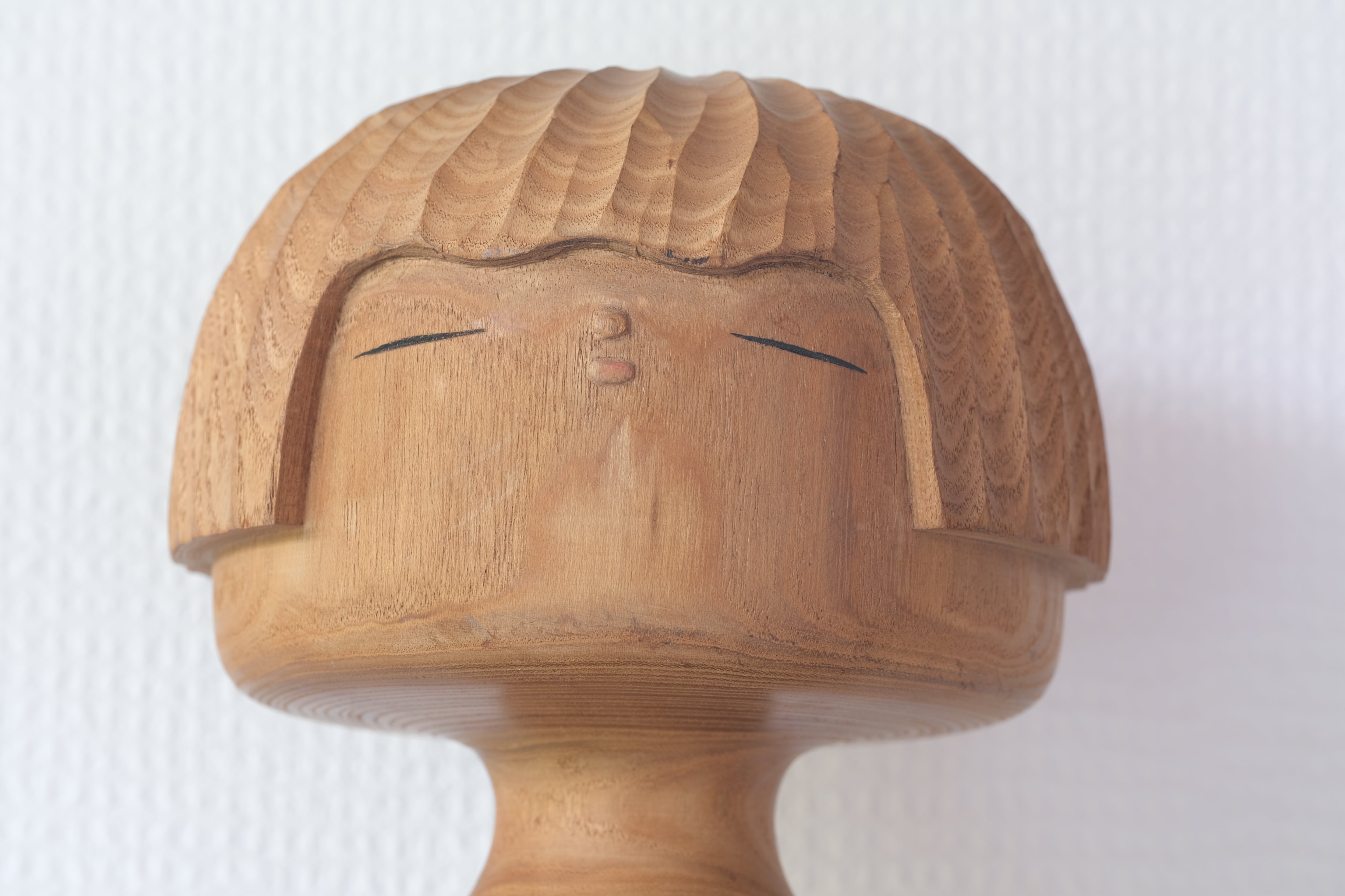 Exclusive Vintage Creative Kokeshi By Issetsu Kuribayashi  栗林 一雪 (1924-2011) | Title: 童女 - Little Girl | 32 cm