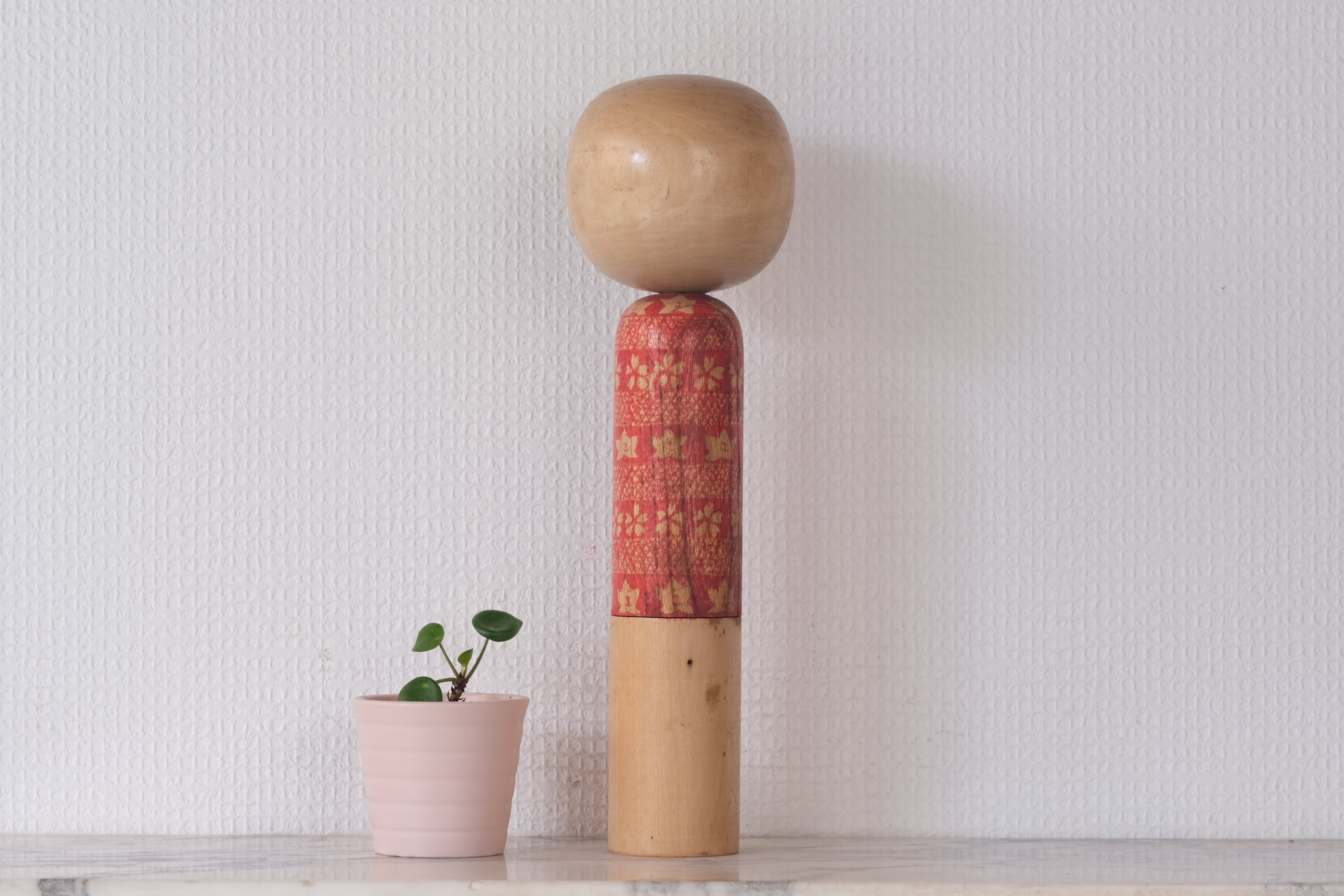 Rare Vintage Sosaku Kokeshi by Hideo Ishihara (1925-1999) | 29,5 cm