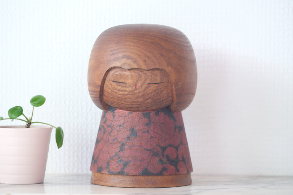 Exclusive Vintage Creative Kokeshi By Issetsu Kuribayashi (1924-2011) | 16,5 cm