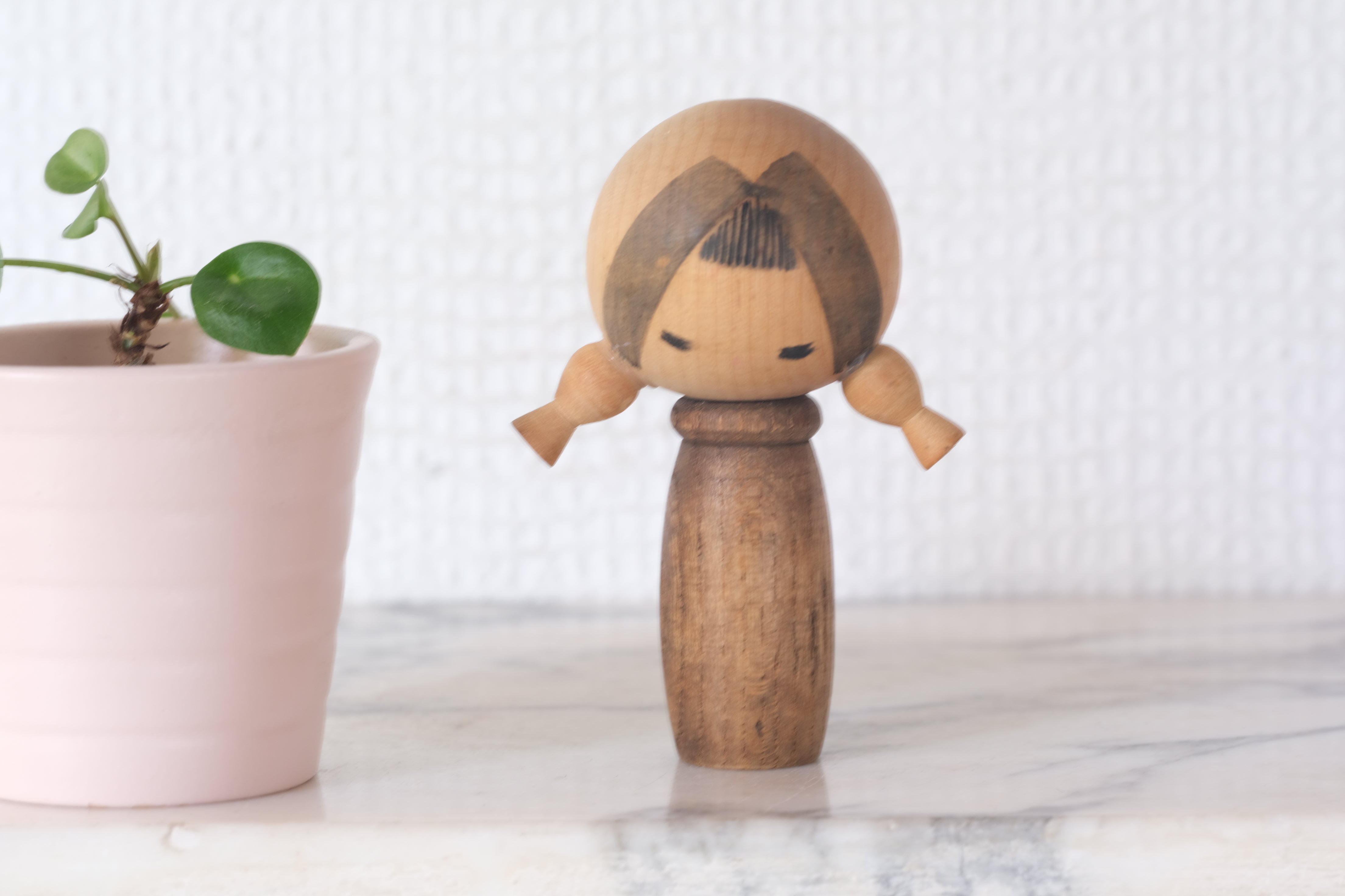 Rare Vintage Kokeshi by Hideo Ishihara (1925-1999) | 9 cm