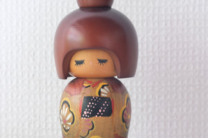 Vintage Gumma Kokeshi by Miyashita Hajime (1940-retired) | 15,5 cm