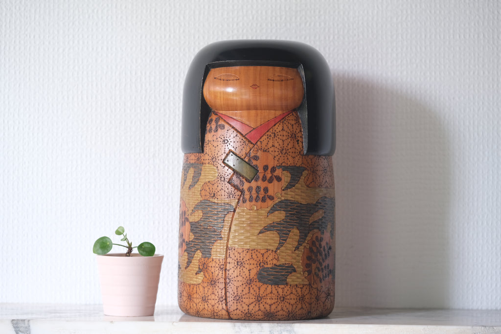 Exclusive Vintage Kokeshi By Kazuo Takamizawa (1927-) | 27 cm