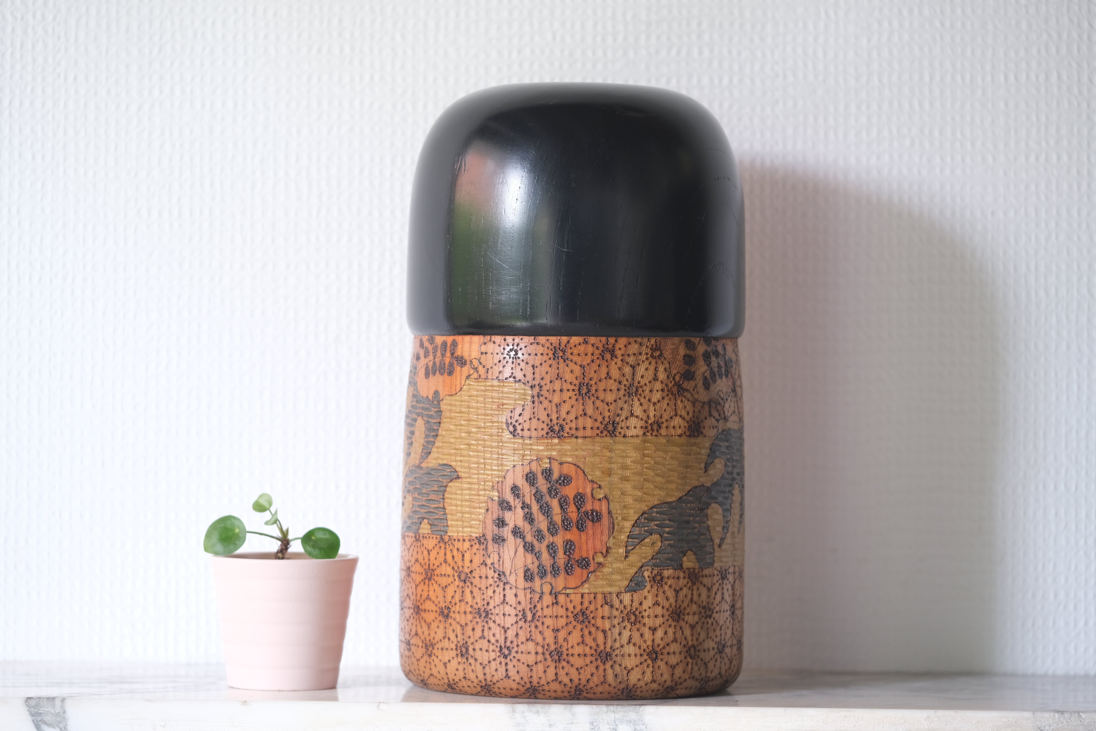 Exclusive Vintage Kokeshi By Kazuo Takamizawa (1927-) | 27 cm