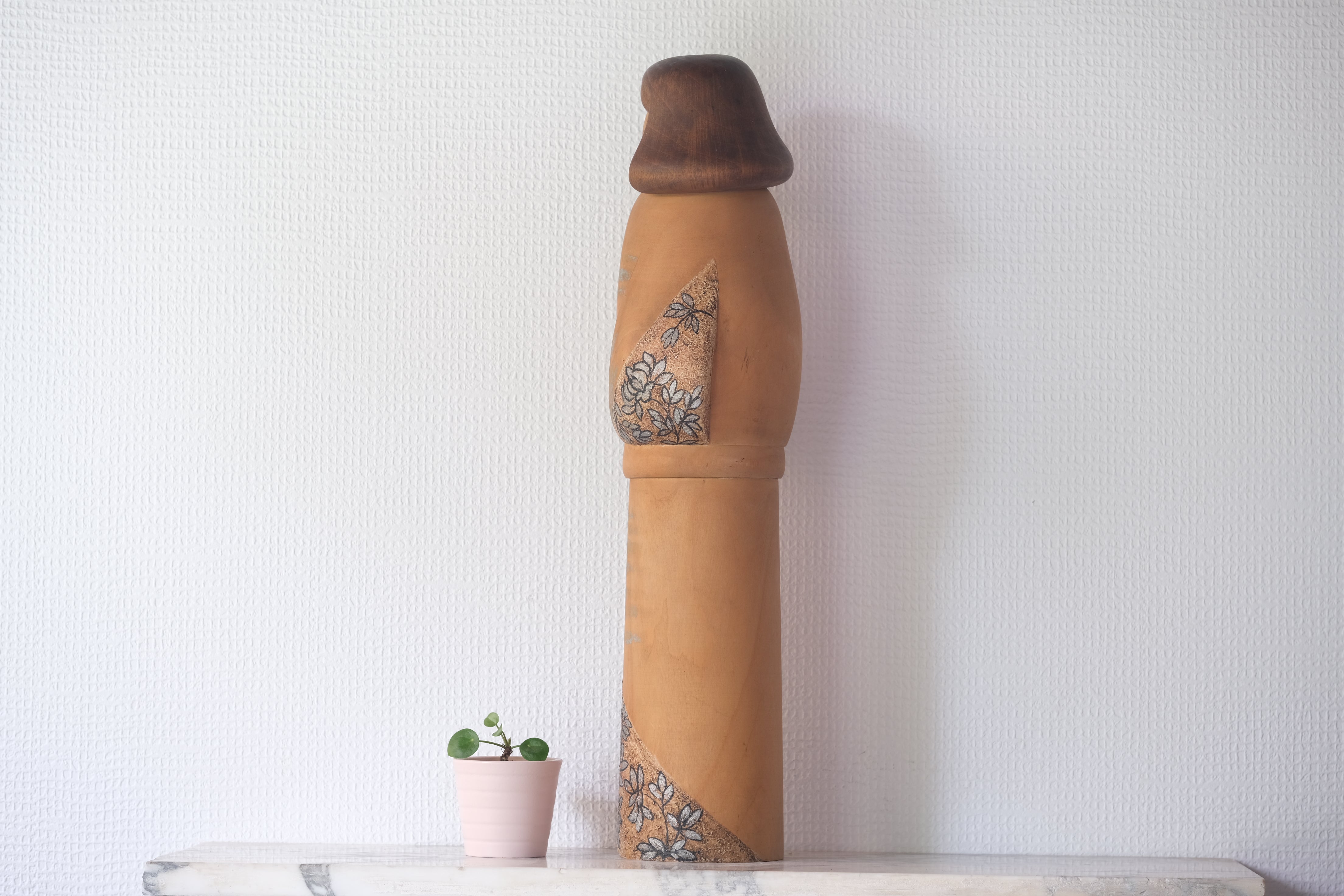 Exclusive Vintage Creative Kokeshi By Watanabe Masao 渡辺正雄 (1917-2007) | 49 cm