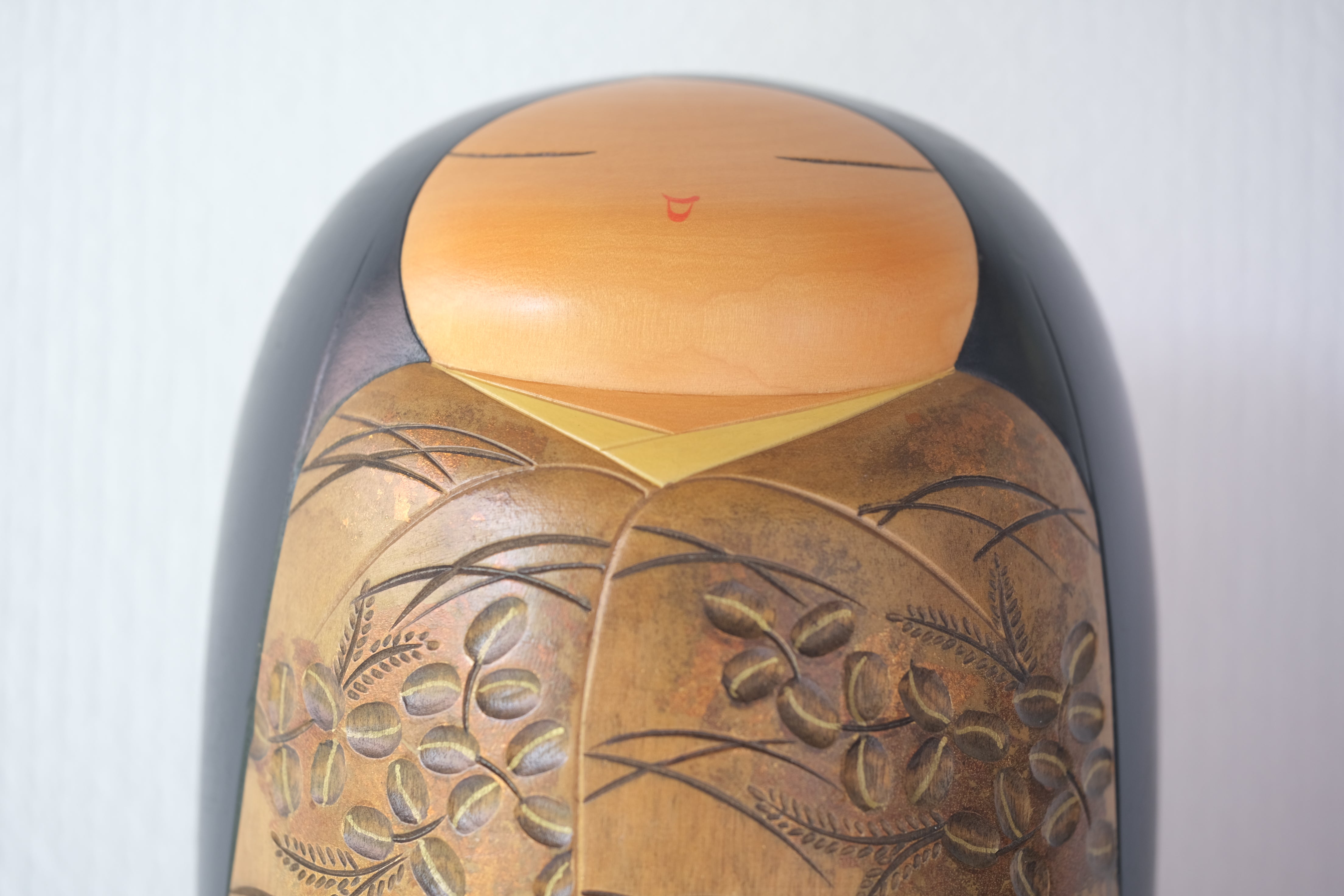 Exclusive Vintage Sosaku Kokeshi by Yoshida Takashi (1948 - ) | 36,5 cm