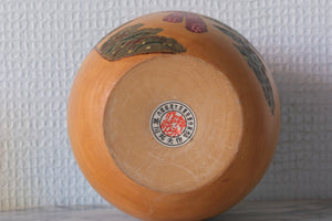 Vintage Creative Kokeshi by Miyagawa Kunio 宮川邦夫 (1933-) | Titled: 花衣 - Hanai - Flower Robe | With Original Box | 15,5 cm