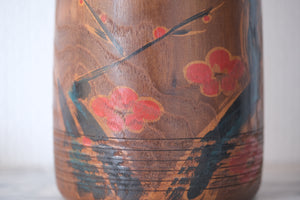 Exclusive Vintage Creative Kokeshi By Miyajima Muhitsu (1929-) | Titled: 'Sakura - Cherry Blossom' | 20 cm