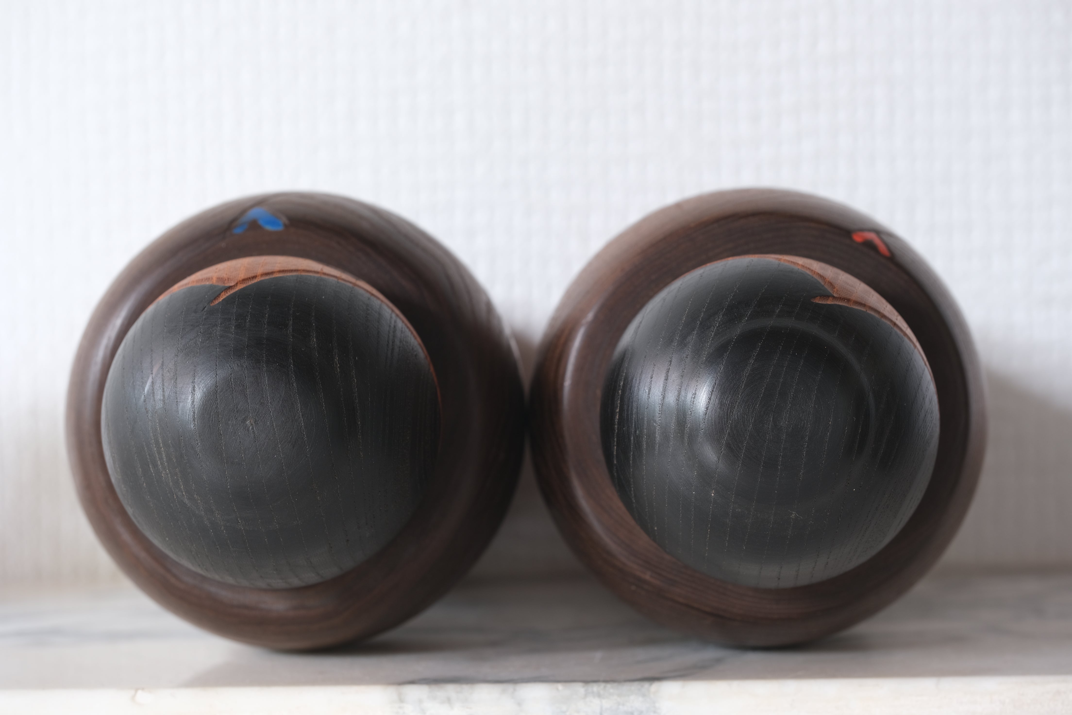 Rare Pair of Vintage Creative Kokeshi by Sanpei Yamanaka (1926-2012) | 22,5 cm and 23 cm