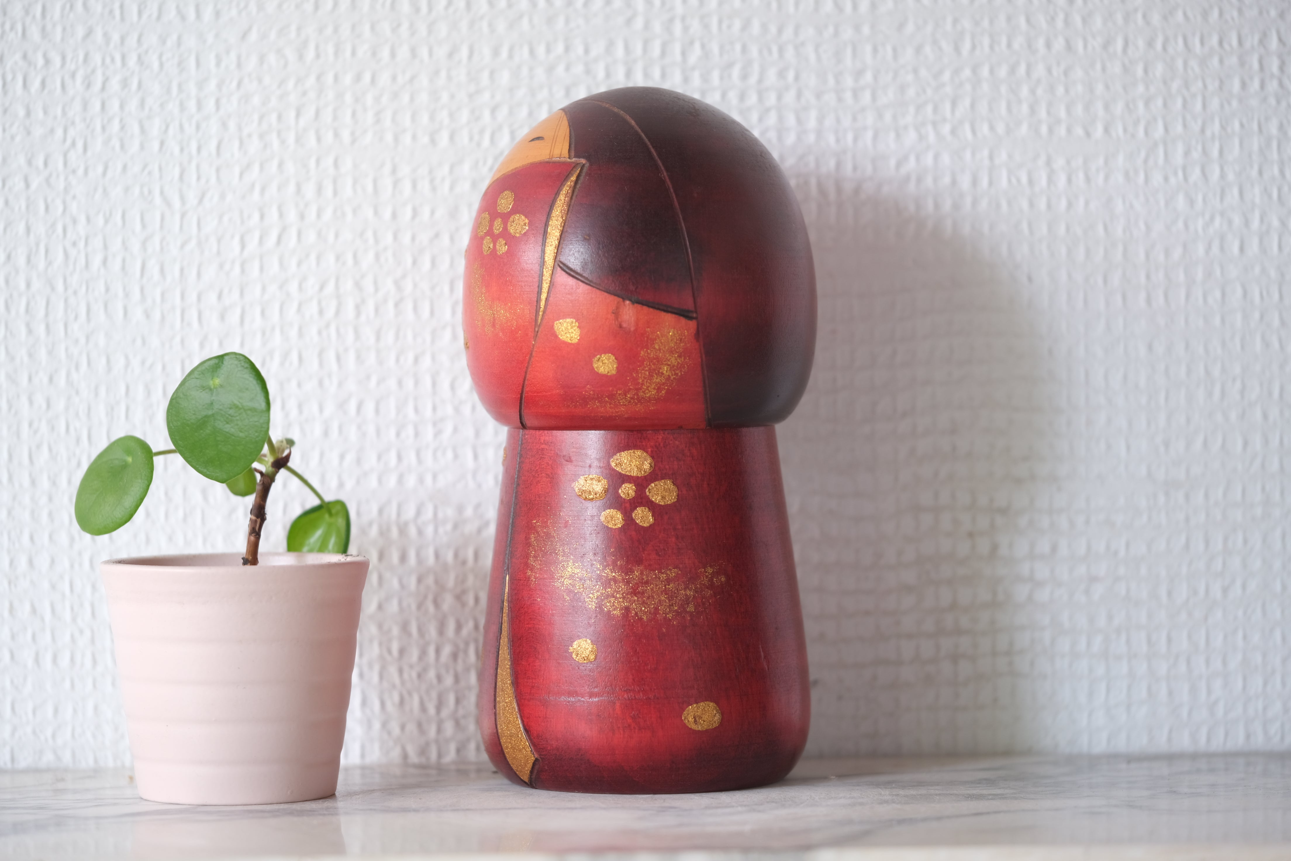 Rare Vintage Creative Kokeshi by Toshio Sekiguchi 関口俊夫 (1947-) | Secret Container | 17 cm