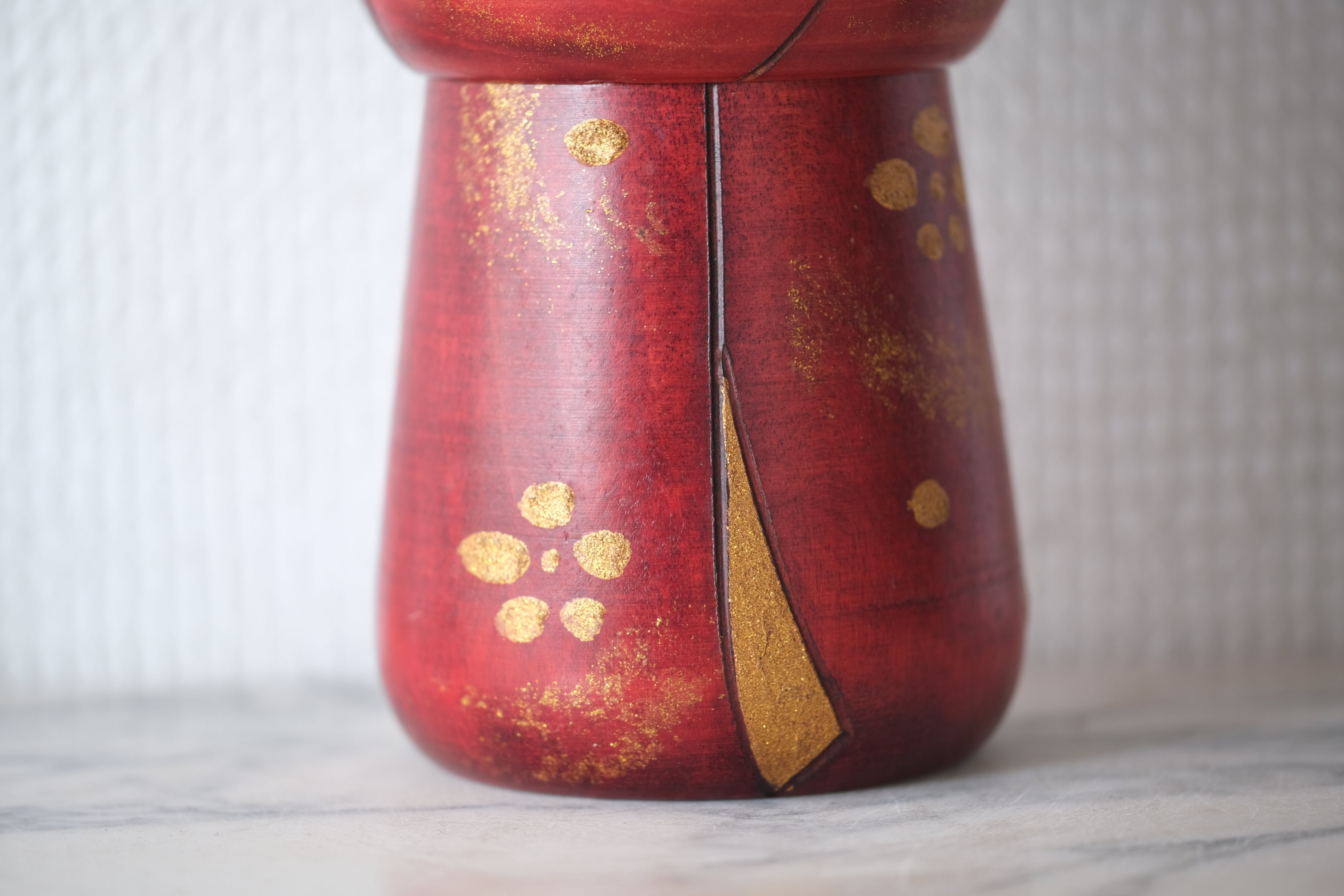 Rare Vintage Creative Kokeshi by Toshio Sekiguchi 関口俊夫 (1947-) | Secret Container | 17 cm