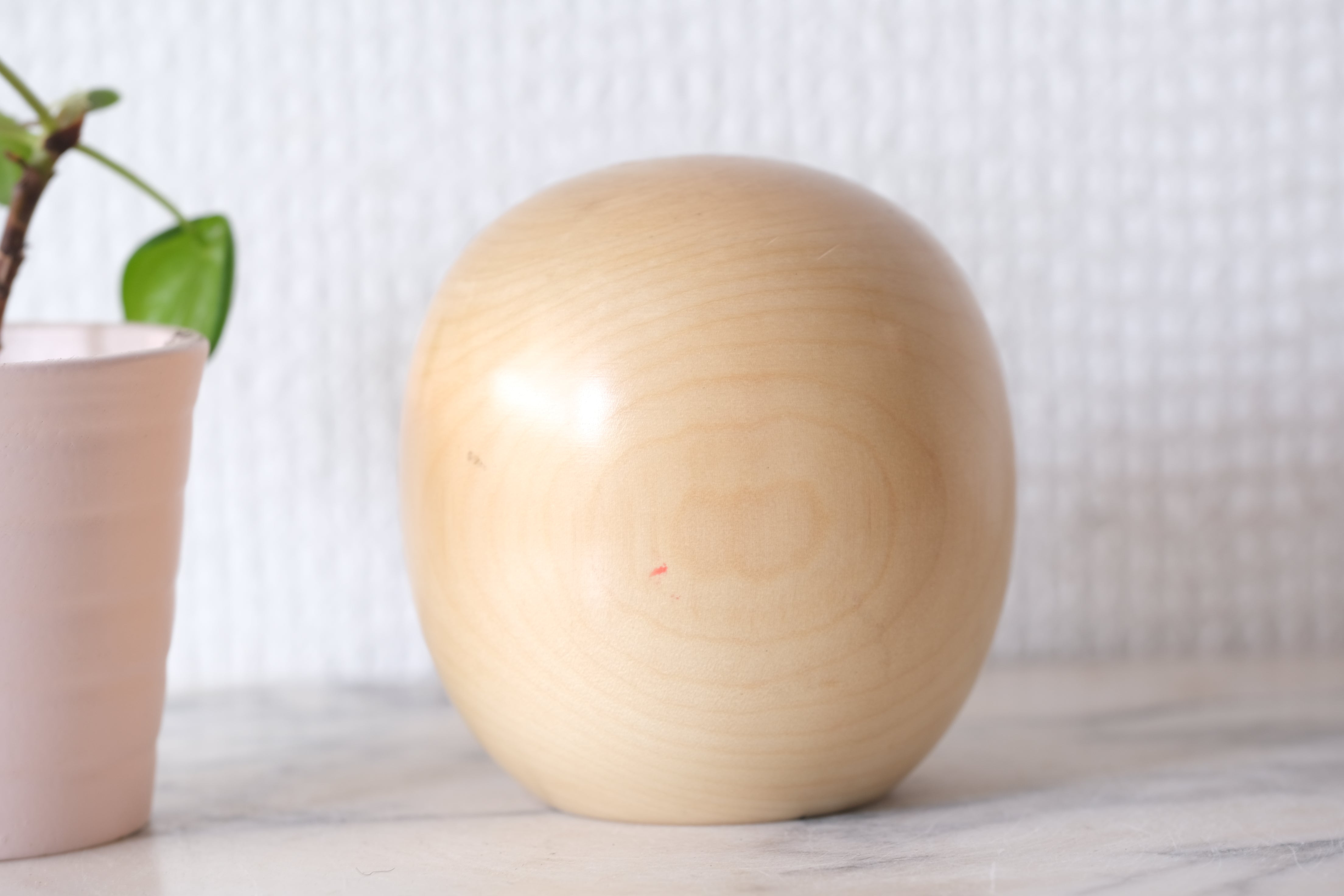 Rare Vintage Daruma | Monochrome | 7,5 cm
