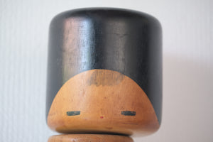 Exclusive Vintage Sosaku Kokeshi by Hideo Ishihara (1925-1999) | Titled: 早春 'Early Spring' | 29,5 cm