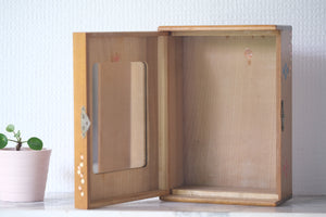 Large Vintage Jewelry Box | With Mirror | 20,5 cm x 14,5 cm x 7 cm