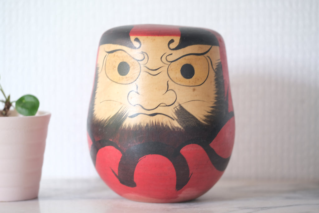 Rare Vintage Daruma | Rattle | 12 cm