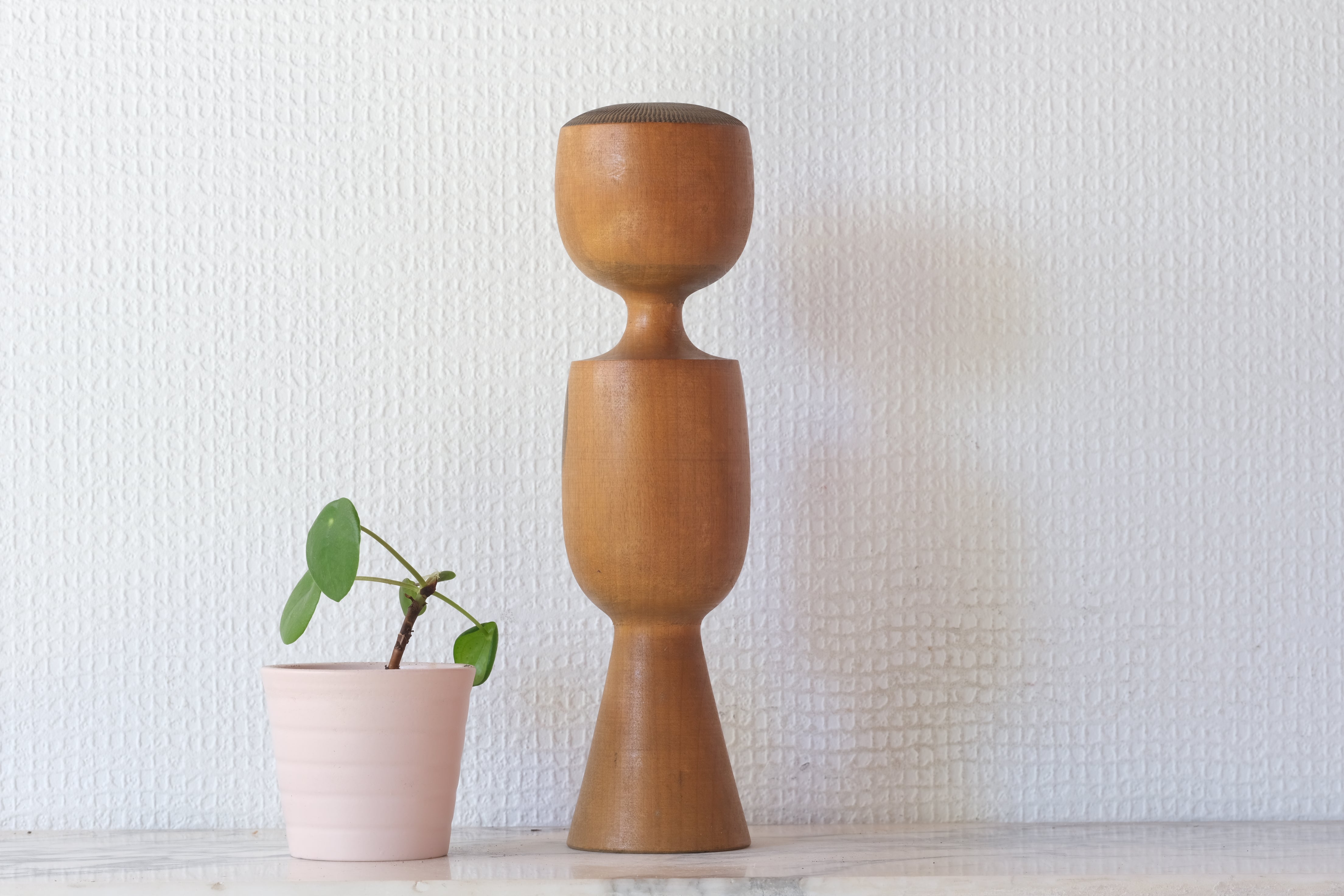 Rare Vintage Creative Kokeshi by Fukuju Yusa 遊佐福寿 (1930-2001) | Titled: Hoju | Prime Minister Award Winning Design | 23,5 cm