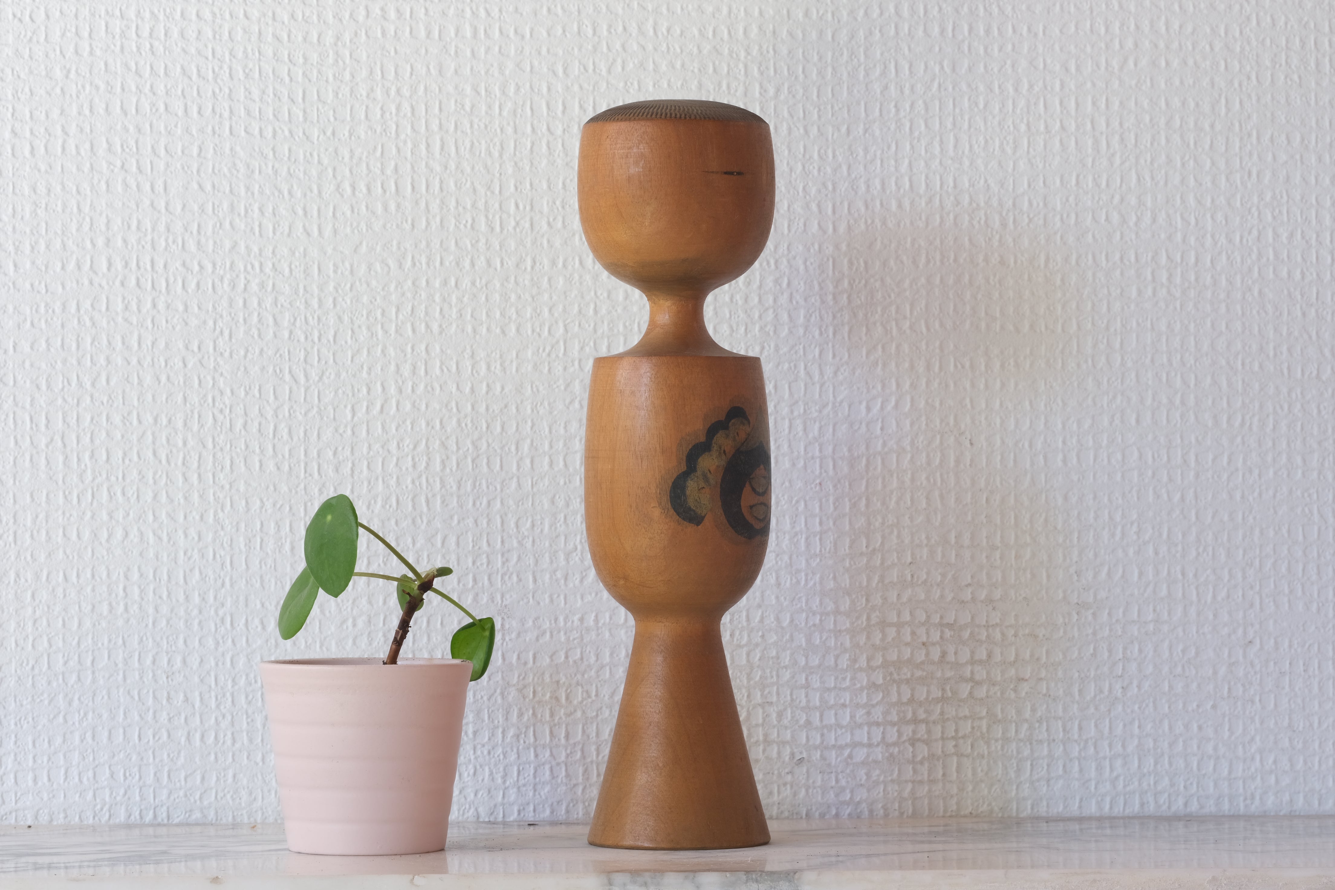 Rare Vintage Creative Kokeshi by Fukuju Yusa 遊佐福寿 (1930-2001) | Titled: Hoju | Prime Minister Award Winning Design | 23,5 cm