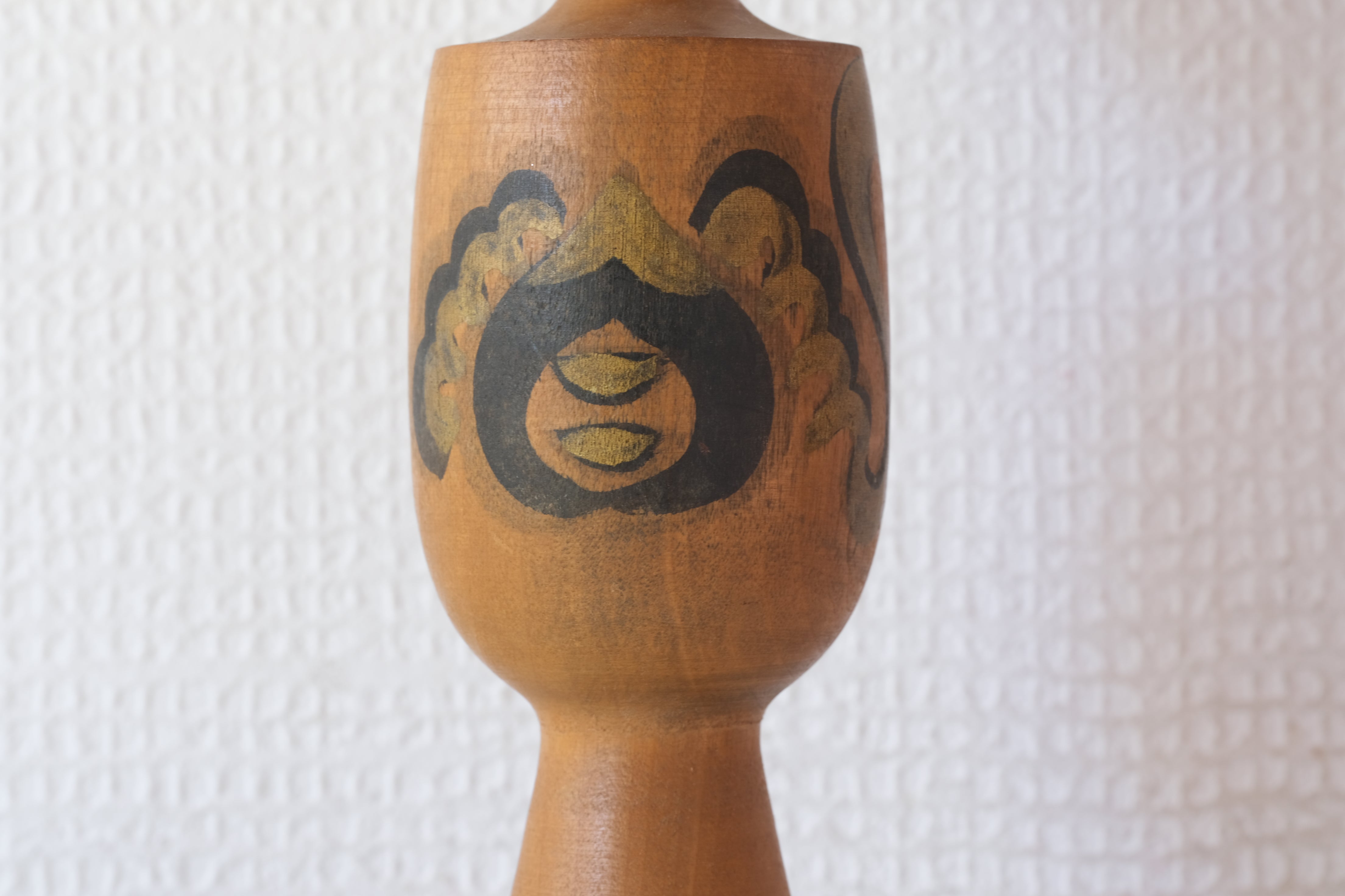 Rare Vintage Creative Kokeshi by Fukuju Yusa 遊佐福寿 (1930-2001) | Titled: Hoju | Prime Minister Award Winning Design | 23,5 cm