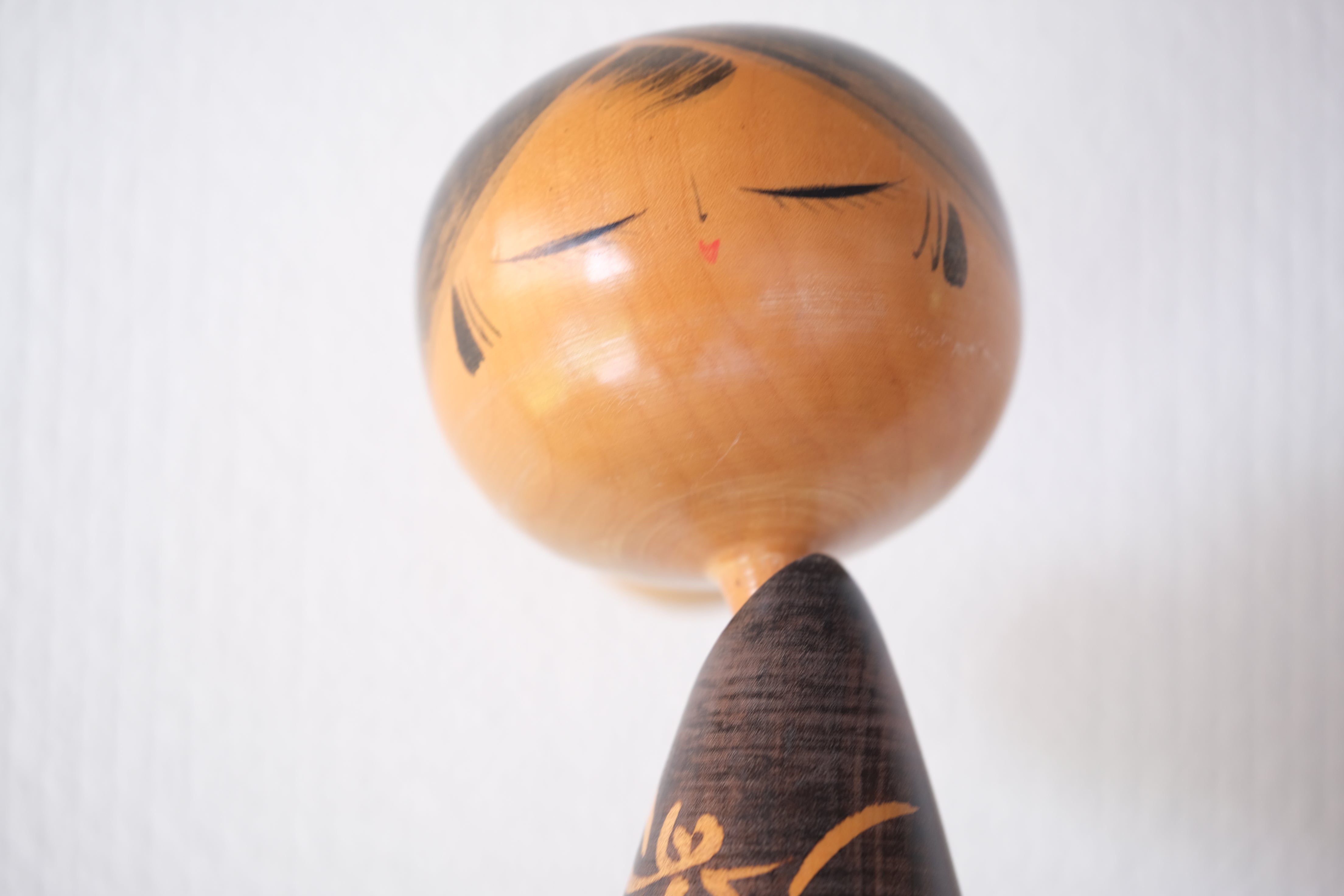 Large Vintage Sosaku Kokeshi By Sato Suigai (1920- ) | Titled: 'Semishigure - Chorus of the Cicadas' | 45 cm