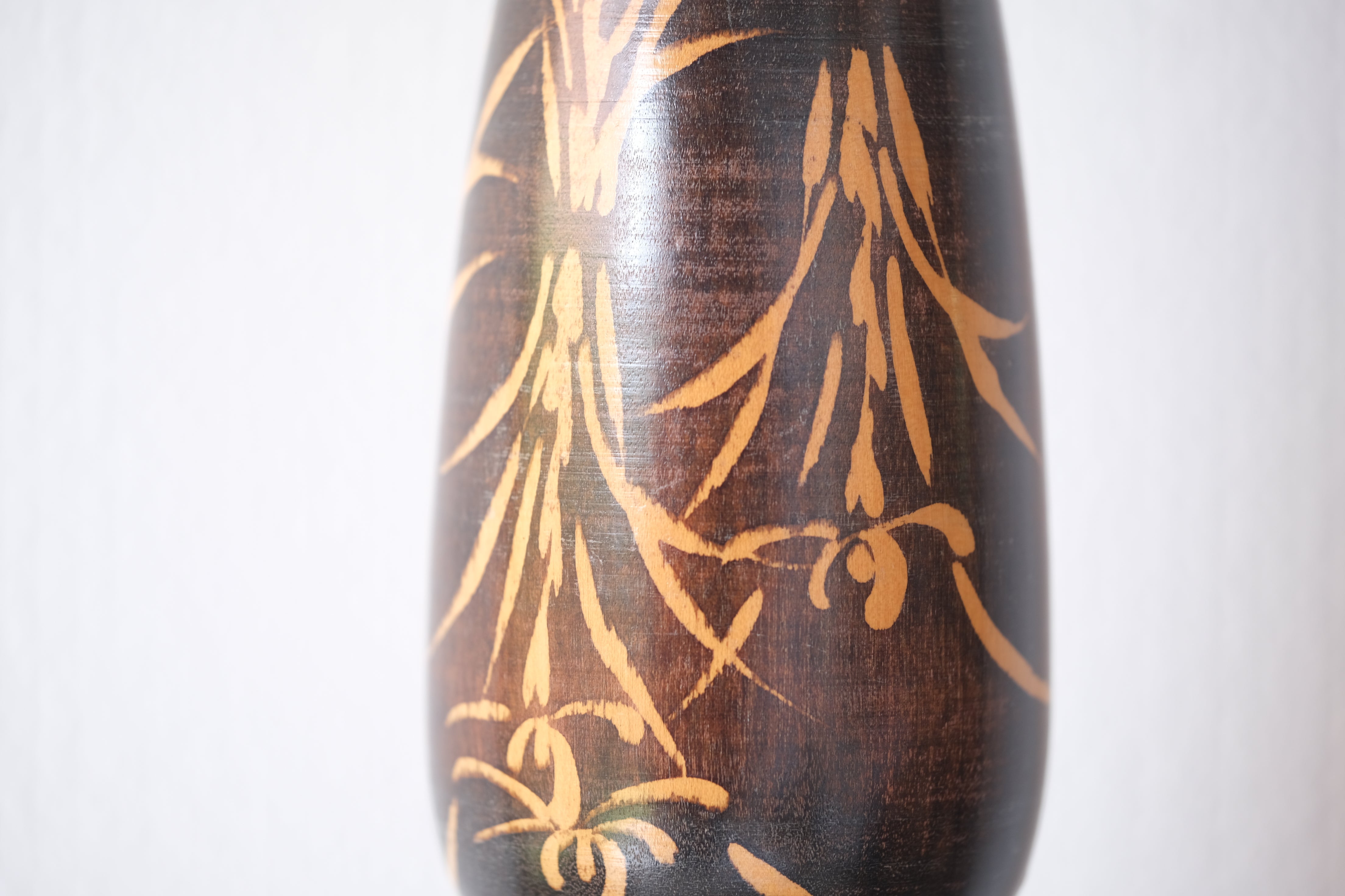 Large Vintage Sosaku Kokeshi By Sato Suigai (1920- ) | Titled: 'Semishigure - Chorus of the Cicadas' | 45 cm