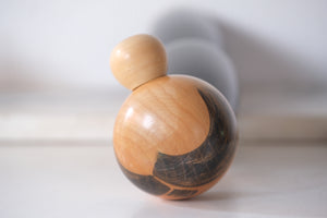 Large Vintage Sosaku Kokeshi By Sato Suigai (1920- ) | Titled: 'Semishigure - Chorus of the Cicadas' | 45 cm