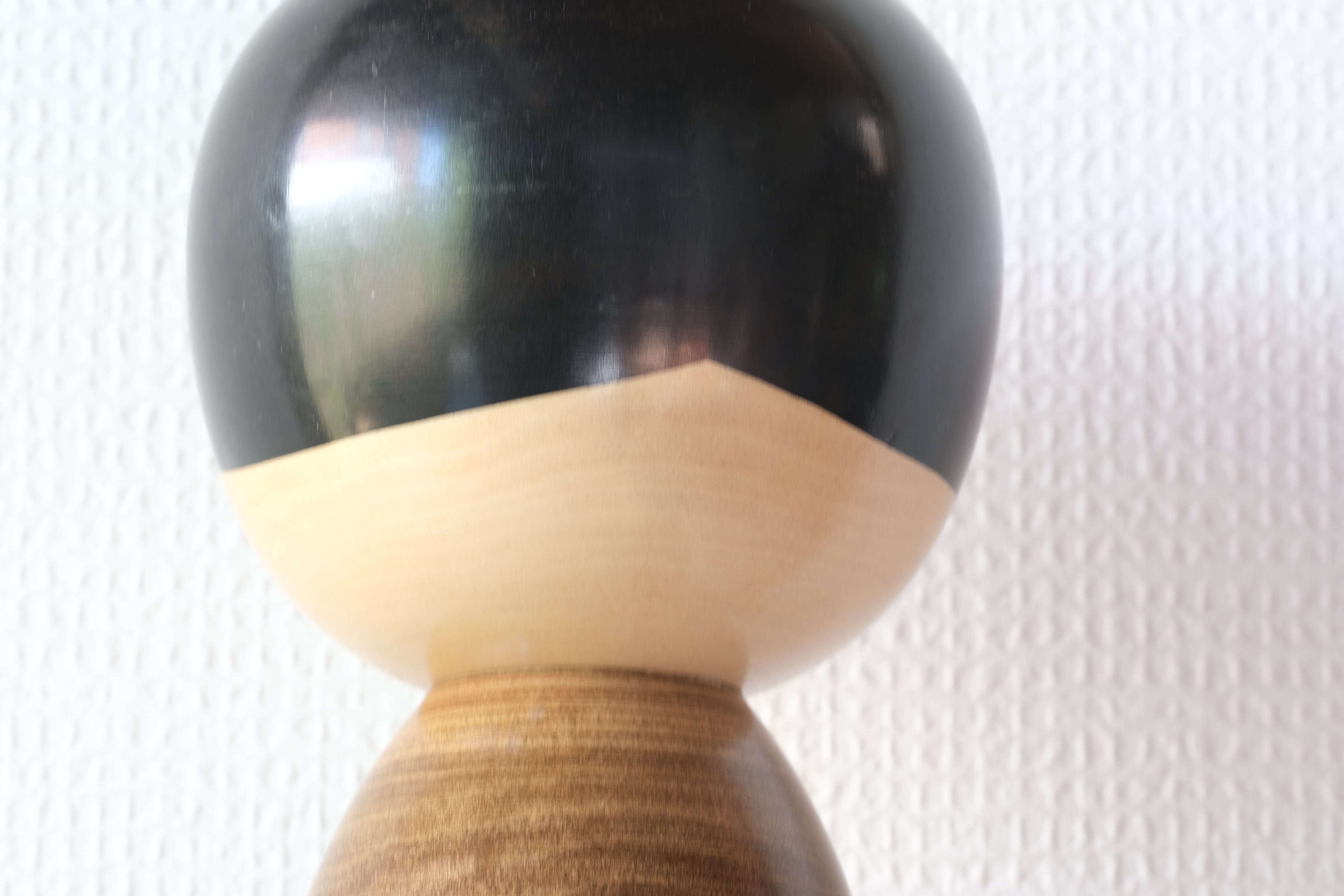 Exclusive Large Vintage Sosaku Kokeshi by Watanabe Masao (1917-2007) | Titled: 'Chigozakura - Cherry Blossom Child' | 35,5 cm