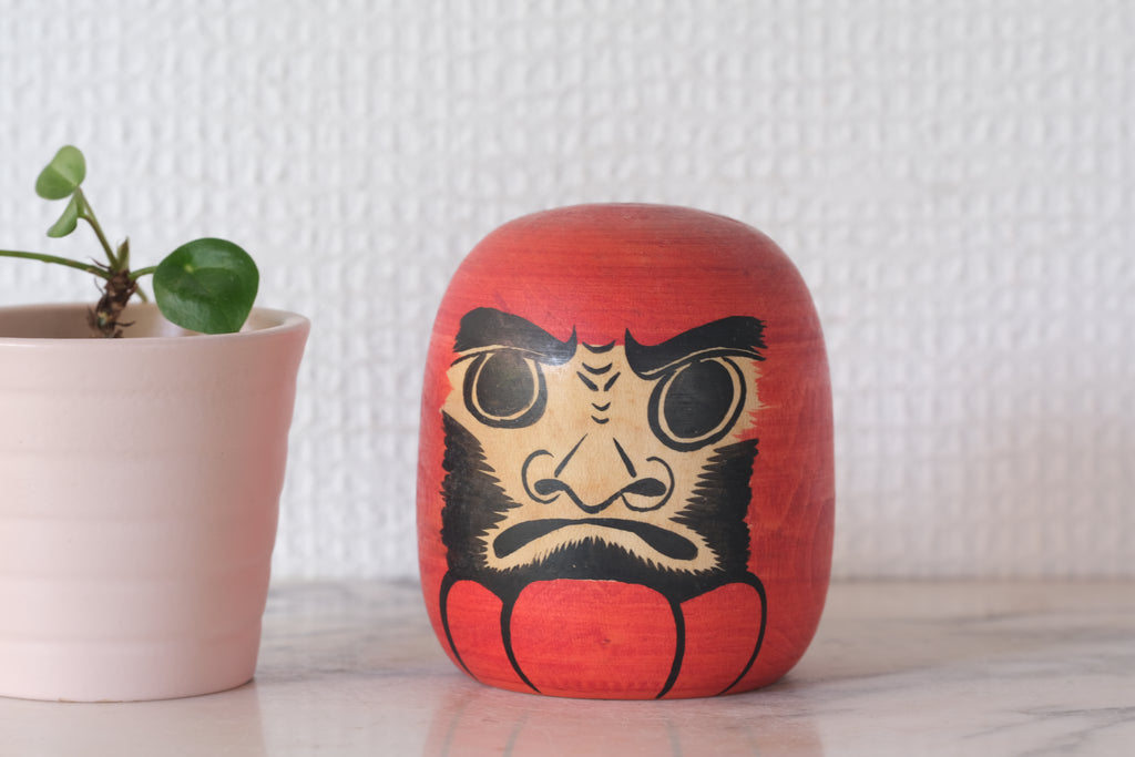 Rare Vintage Daruma | 7,5 cm