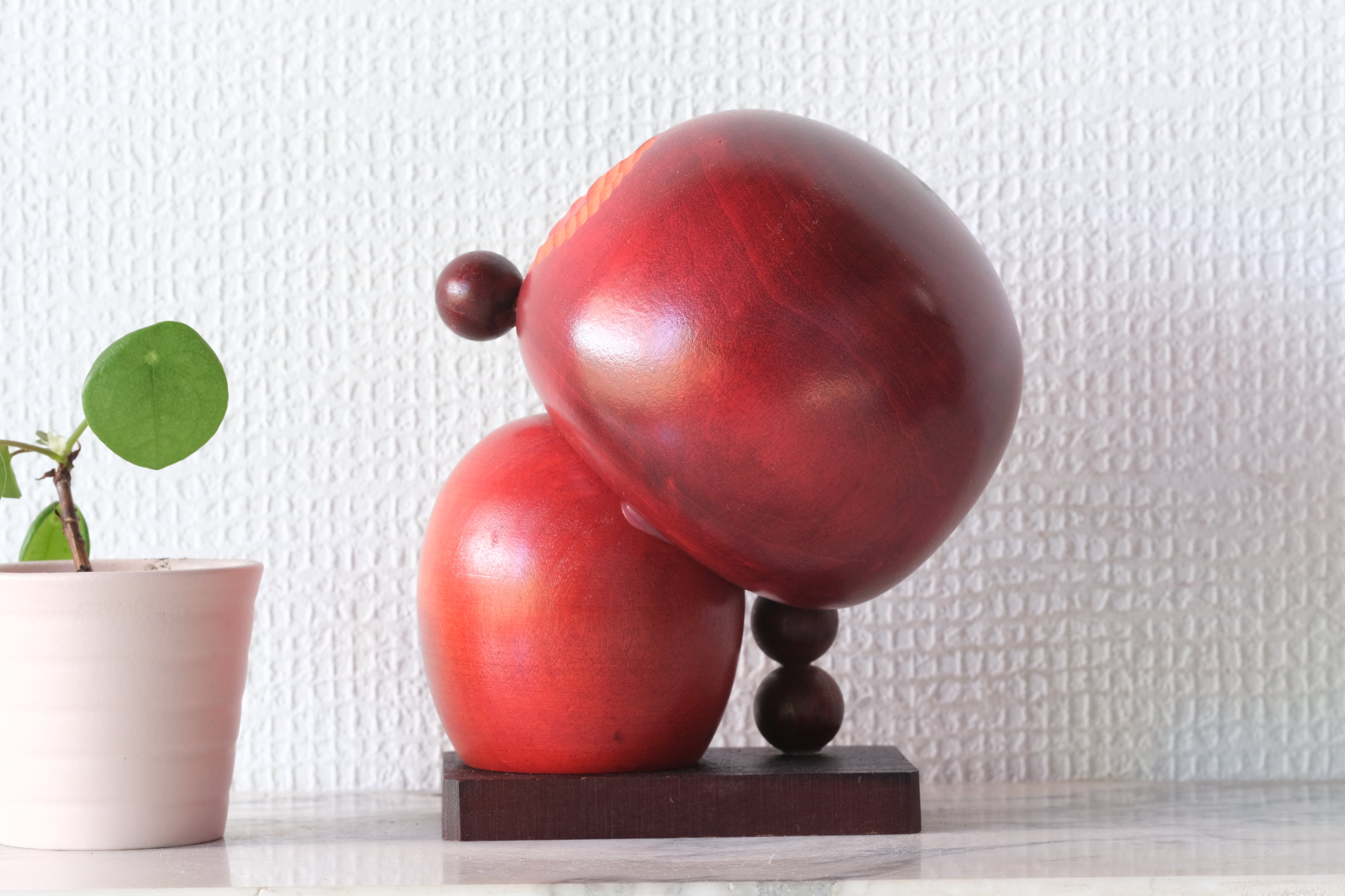 Vintage Creative Kokeshi with Pigtails by Tamura Chie | 15 cm