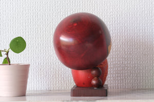 Vintage Creative Kokeshi with Pigtails by Tamura Chie | 15 cm