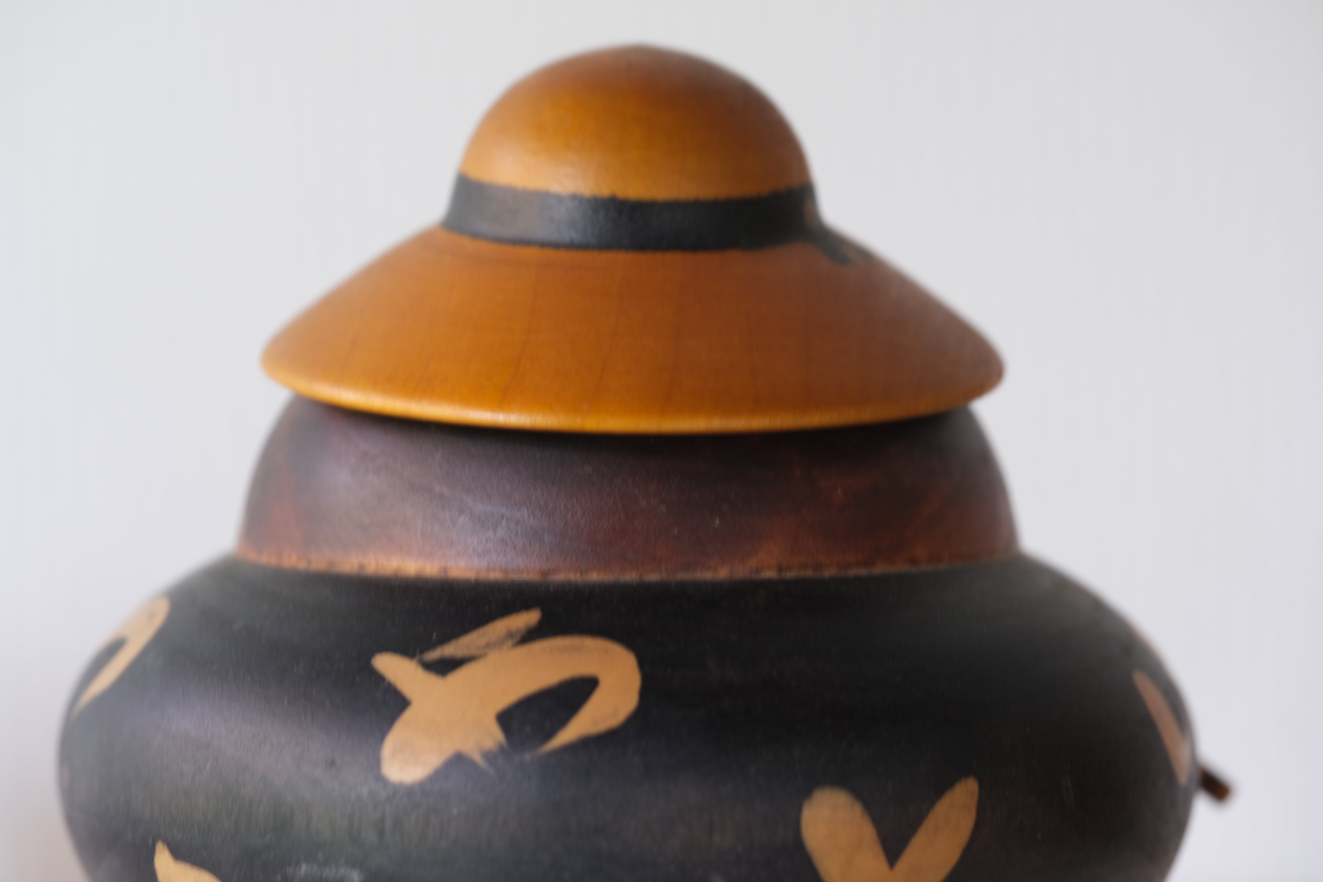 Rare Vintage Kokeshi by Sansaku Sekiguchi 関口 三作 (1925-2018) | 'Flutist' | 15 cm