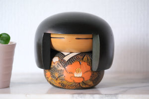 Vintage Gumma Kokeshi by Kisaku | 10 cm