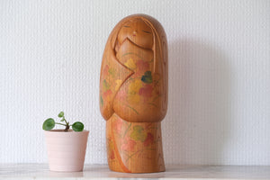 Exclusive Vintage Creative Kokeshi by Toa Sekiguchi (1942-) | Titled: 蔦 - Tsuta - Ivy | 23 cm