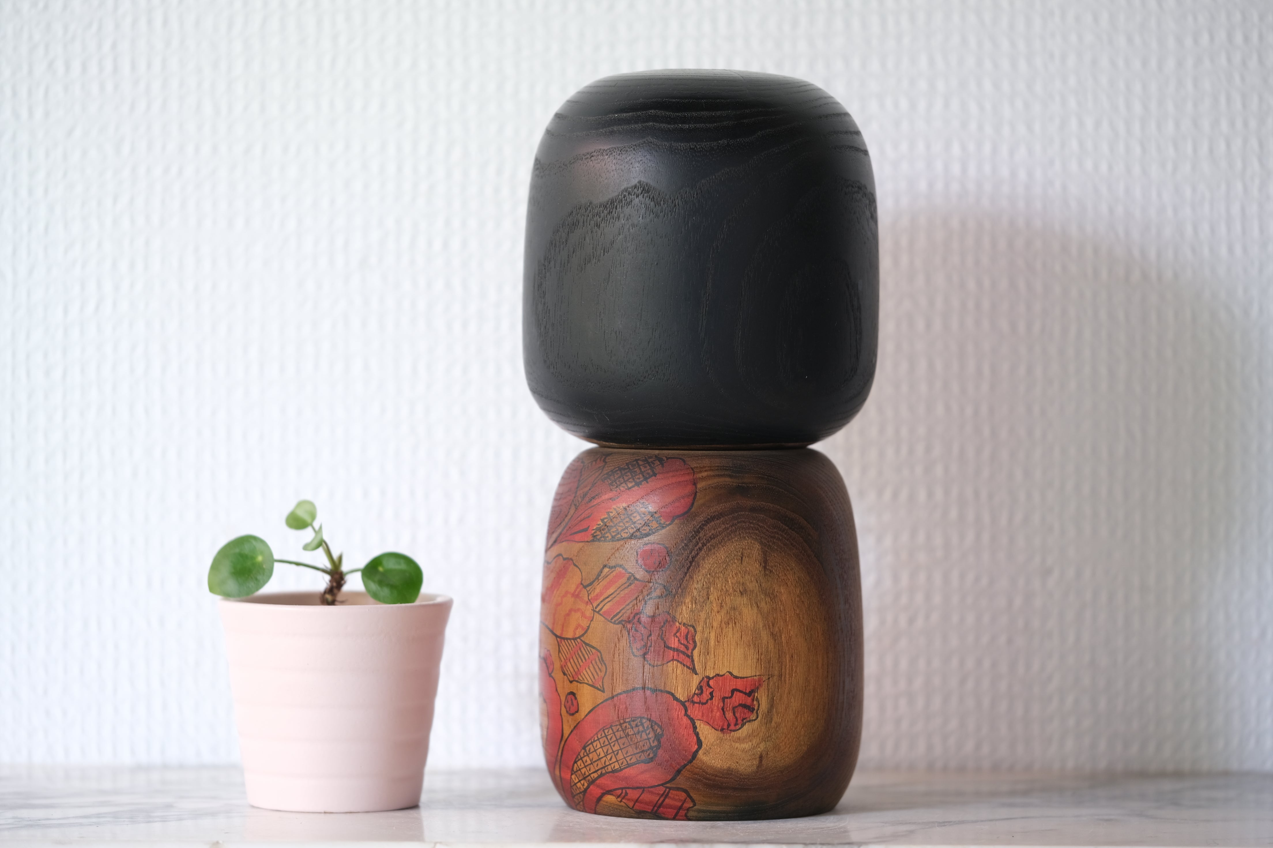 Exclusive Vintage Sosaku Kokeshi by Hideo Ishihara (1925-1999) | 20,5 cm