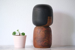 Exclusive Vintage Sosaku Kokeshi by Hideo Ishihara (1925-1999) | 20,5 cm