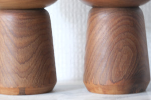Couple of Vintage Creative Kokeshi By Kenichi Murakami 村上けんー (1929 - ) | 16 cm