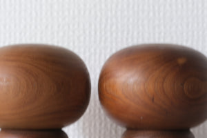 Couple of Vintage Creative Kokeshi By Kenichi Murakami 村上けんー (1929 - ) | 16 cm