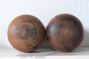 Couple of Vintage Creative Kokeshi By Kenichi Murakami 村上けんー (1929 - ) | 16 cm