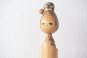 Rare Vintage Creative Kokeshi by Takeda Masashi 武田 まさし (1930-) | 27,5 cm