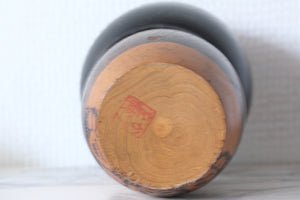 Vintage Gumma Kokeshi By Kazuo Takamizawa (1927-) | Titled: 'Tsubaki - Camellia Flowers' | 20 cm