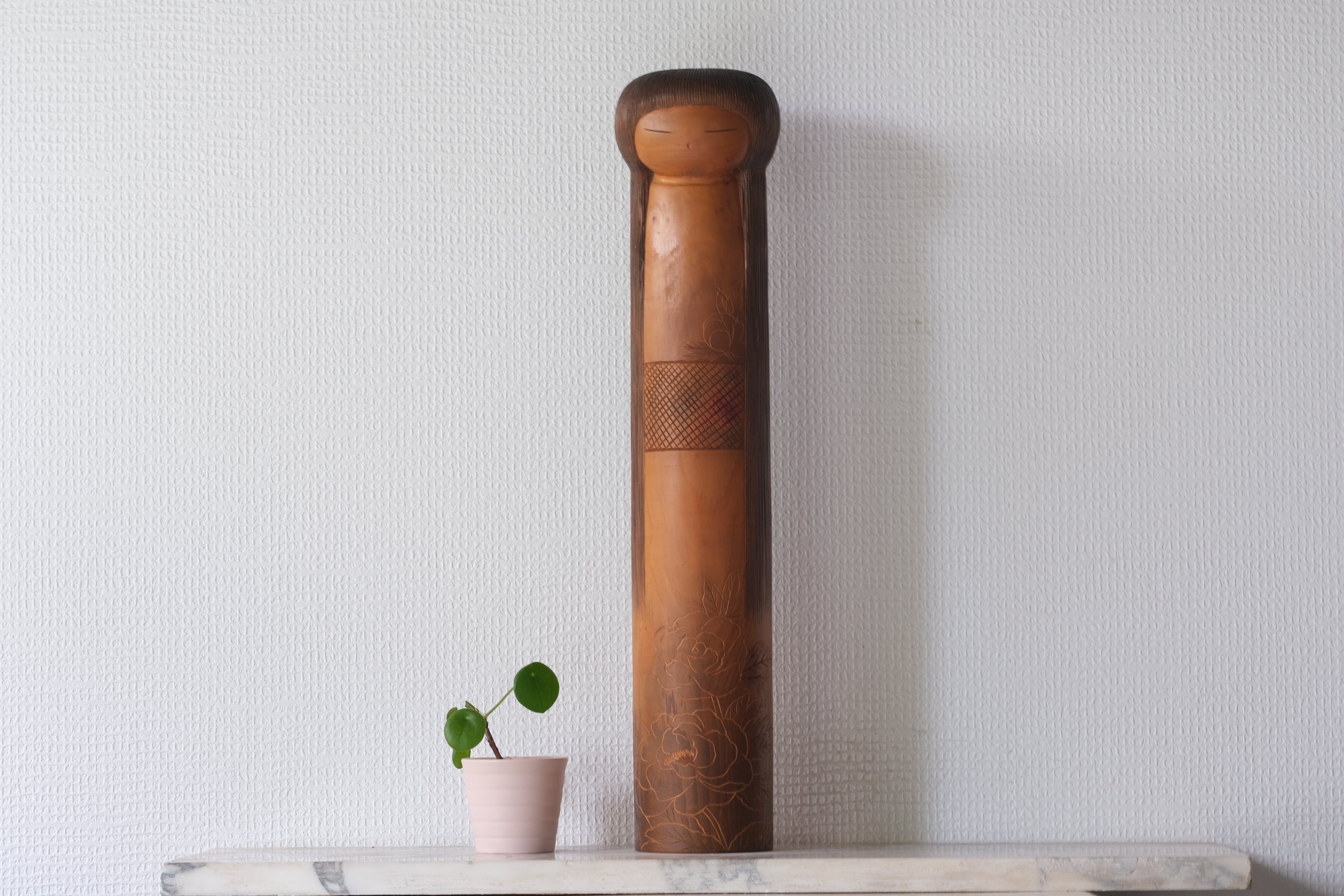Exclusive Large Vintage Creative Kokeshi  by Watanabe Masao (1917-2007) | 49,5 cm