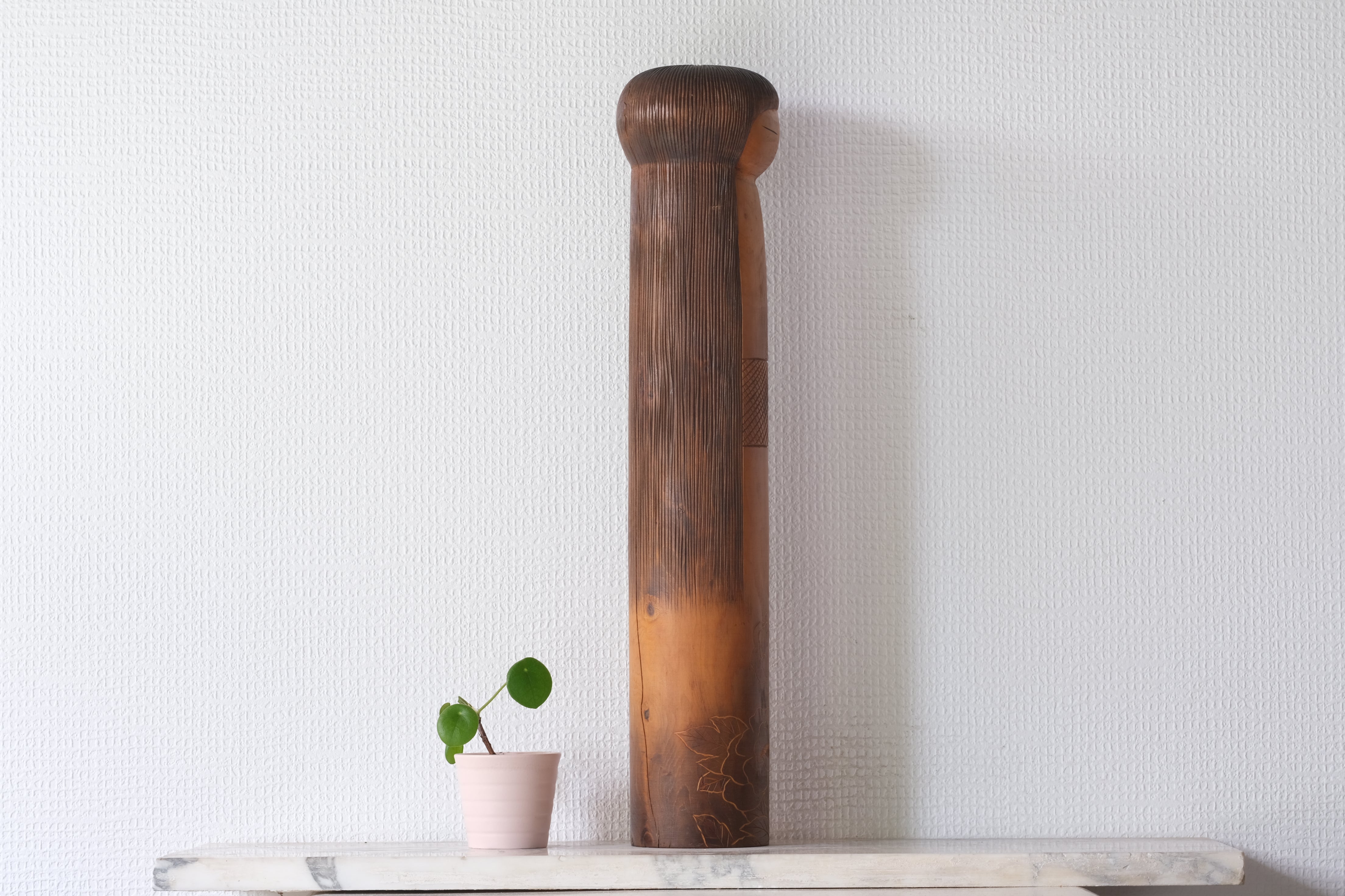 Exclusive Large Vintage Creative Kokeshi  by Watanabe Masao (1917-2007) | 49,5 cm